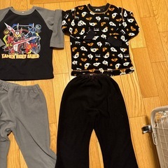 120㎝　男児秋冬物パジャマまとめ売りの画像