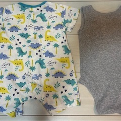 カバーオール 70 ロンパース　2枚セットの画像