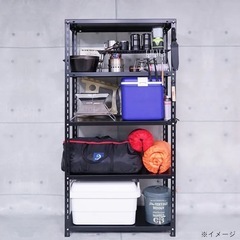 【新品✨】倉庫や納戸収納に便利なスチールラック✨の画像