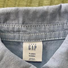 babyGAP 100cm 水色 シャツの画像