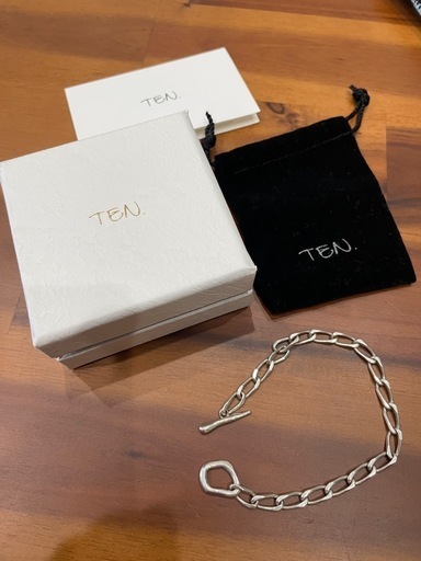 TEN. ムードフープブレスレット SV-M- 美品 ムードフープブレスレット SV-M-