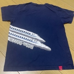 美品　OJICO オジコ 乗物　新幹線　特急　電車　半袖Tシャツ 120の画像