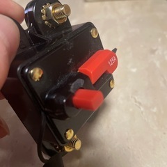 12V  125A  遮断式ブレーカー中古の画像