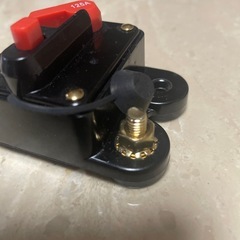 12V  125A  遮断式ブレーカー中古の画像