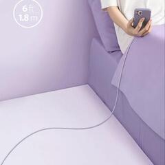 ANKER ライトニング USB-Cケーブル パープルの画像