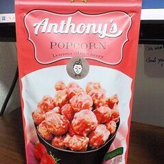 新品　アンソニーズポップコーンいちご味50g　一袋　の画像