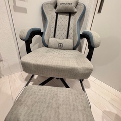 【あむろ様専用】ファブリック素材 ゲーミングチェアの画像