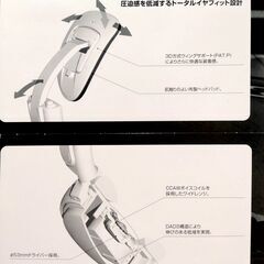 オーディオテクニカ　ヘッドフォン　ATH-A500　未使用在庫品（イヤーパット新品交換済）　送料が高いので取りにこれる方限定の画像