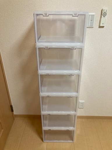 タワーボックス スニーカー 6つ 中古 展示ボックス スニーカー シューズボックス タワーボックス