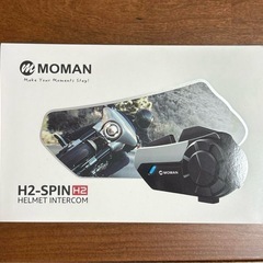 バイク用インカム⭐️Moman モーマン H2S ２人同時通話 1000ｍの画像