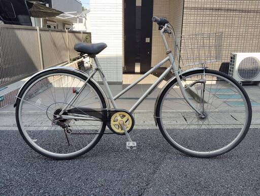 【中古】Fifth　軽快車　シルバー　６段変速　27型