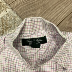 高級brooks brothers🔴シャツLサイズの画像
