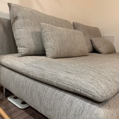IKEAソファー　ソーデルハムン　3人掛けソファーの画像