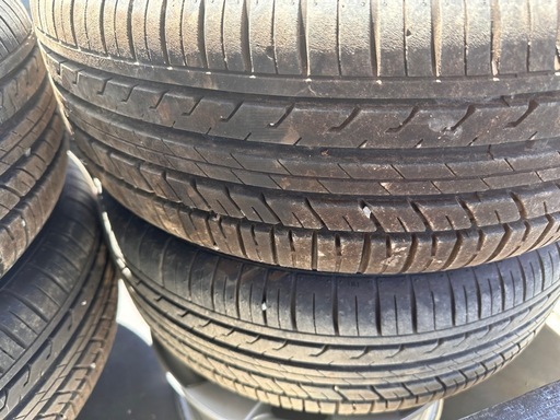 トヨタ　BB 純正　ホイールタイヤセット　185/55R15 タイヤ2023年