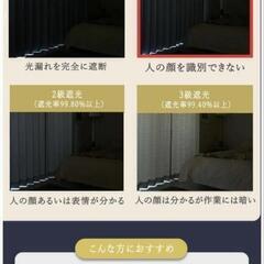 カーテン　⑥　ダークグリーン　一級遮光　防炎　ウォッシャブルの画像