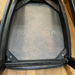 【カリモク本】革ハイバックチェア　４脚セットの画像