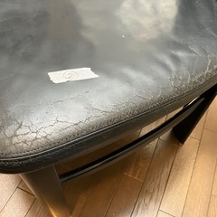【カリモク本】革ハイバックチェア　４脚セットの画像