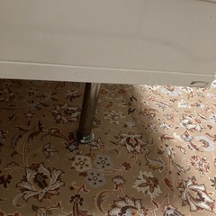 (売ります)ローテーブル白の画像