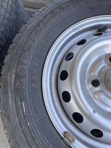 ホンダ　アクティ　純正ホイールタイヤセット　4本　145/12