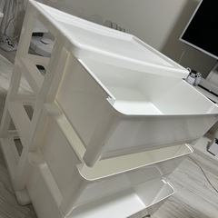 ニトリ　プラスチックチェスト　3段引き出しの画像