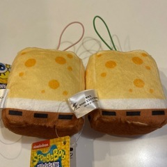 スポンジボブ　フェイスマスコット　2個の画像