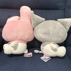 マイメロ&クロミ ぬいぐるみ2体の画像