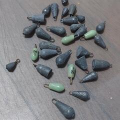 No.79・釣り用品・ナス型オモリ・いろいろセット❗の画像