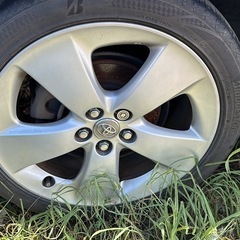 トヨタ　30 プリウス　純正ホイールタイヤセット　215/45R17の画像
