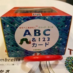 はらぺこあおむし　ABC&123カード　知育　英語
の画像
