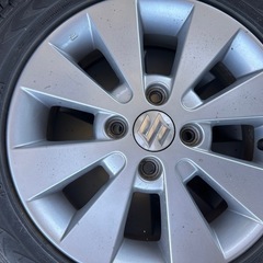 スズキ　ワゴンR 純正ホイールタイヤセット　155/65R14の画像