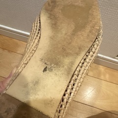 ZARA サイズ38(約24cm)ベージュフラットシューズの画像