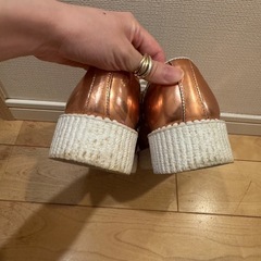 UNDERGROUND メタリックオレンジ ラバーソール　UK 5.5の画像