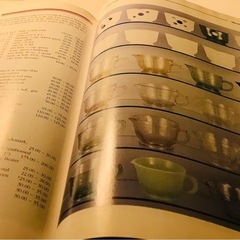 洋書　ハードカバー　kitchen glassware of the depression years の画像