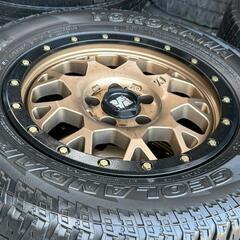 🌞225/70R16⭐工賃込み！三菱デリカに！アルミホイール付YOKOHAMA製A/Tタイヤ入荷しました🌞の画像