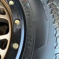 🌞225/70R16⭐工賃込み！三菱デリカに！アルミホイール付YOKOHAMA製A/Tタイヤ入荷しました🌞の画像