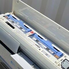取付け可 ! !◇三菱 エアコン 10畳用 2018年 自動お掃除 ムーブアイ 霧ヶ峰MSZ-L2818 洗浄済み ! 保証付 ! !の画像