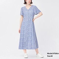 🌸♡.格安 GUフラワーワンピース.♡の画像