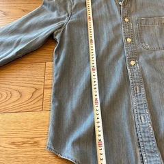 アバクロンビー＆フィッチ ダメージデニムシャツ XSの画像