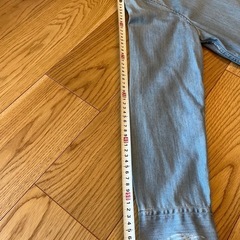 アバクロンビー＆フィッチ ダメージデニムシャツ XSの画像