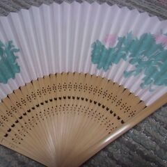 扇子 3点セット（金×銀 他お花デザイン）お譲りします。＊石川県＊美川より＊期間限定の画像