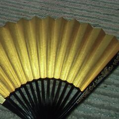扇子 3点セット（金×銀 他お花デザイン）お譲りします。＊石川県＊美川より＊期間限定の画像