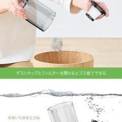 ✨新品✨ 【15000pa 超強力吸引】 2way コードレス掃除機 5種類ノズル 超軽量 ハンディクリーナーの画像
