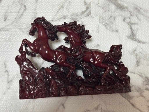 九頭馬 置物 馬置物 縁起物