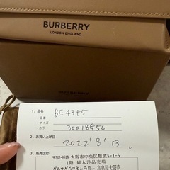 BURBERRY サングラスの画像