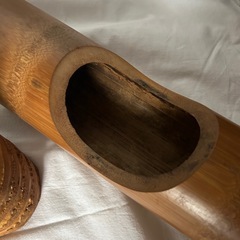 竹細工　生花　花瓶　花器　3点の画像