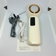 新品　ハンディファン 接触冷感 -20℃瞬間冷却　6000mAh大容量バッテリー の画像