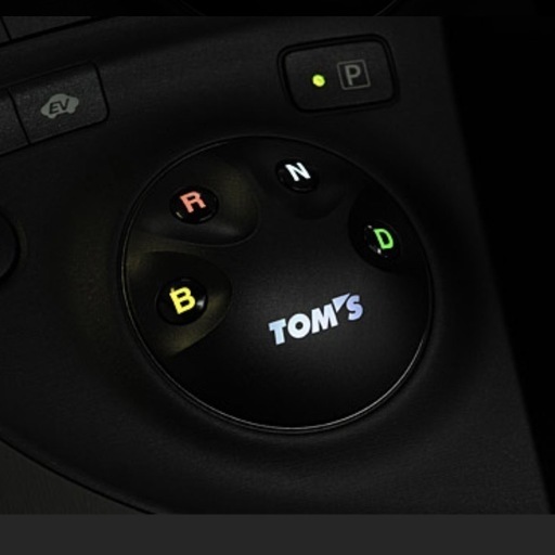 プリウス30 TOM'sシフトボタン (まる) 千種の内装、インテリアの