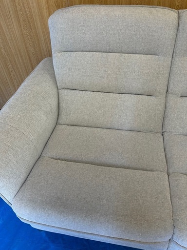 取引中【ニトリ】2人用布張りソファ
