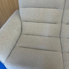 【ニトリ】2人用布張りソファの画像
