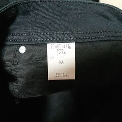 ♠　サムシング　SOMETHING　S266テーパードストレート ストレッチ  SIZE M  　レディースの画像